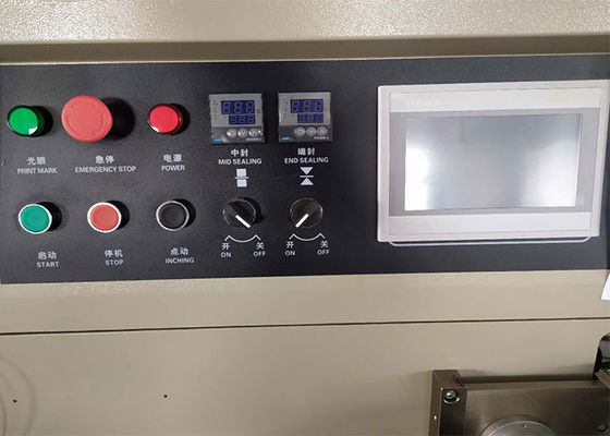 آلة تغليف المواد الغذائية المجمدة الأفقية الفولاذ المقاوم للصدأ